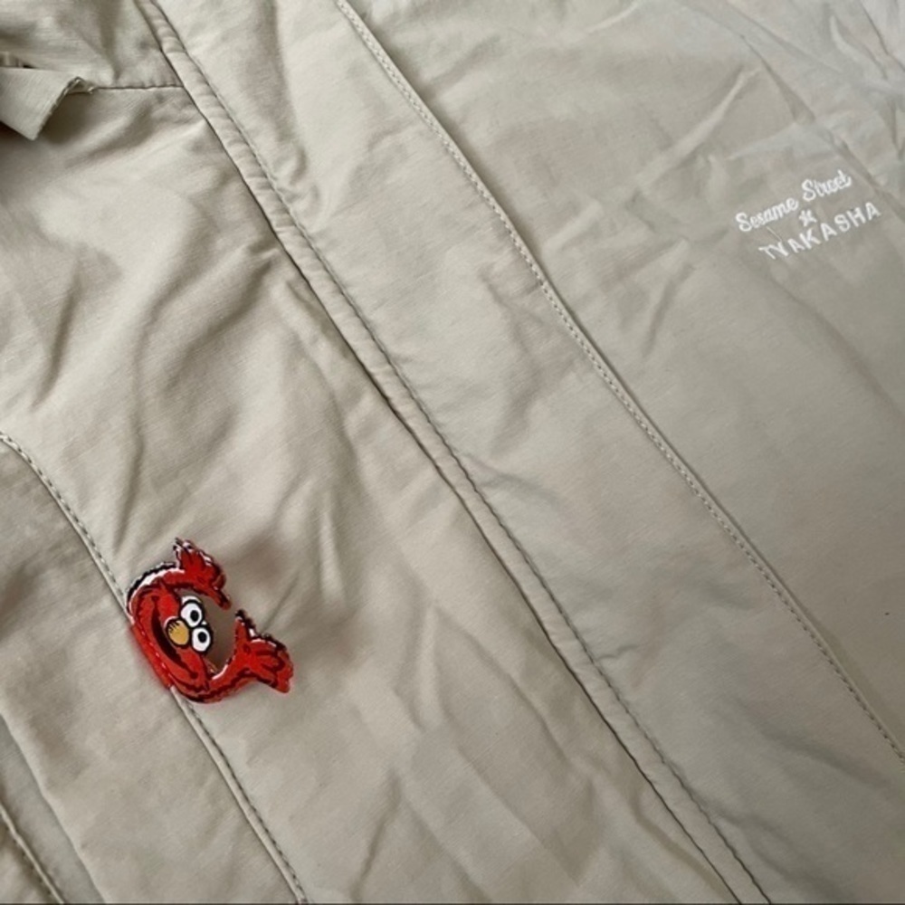 RARE Sesame Street x Tyakasha Streetwear Elmo Faux Fur Parka Coat Jacket - Picture 10 of 16